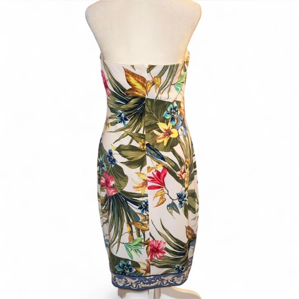 Cache Tropical Floral Strapless Dress - Picture 5 of 8